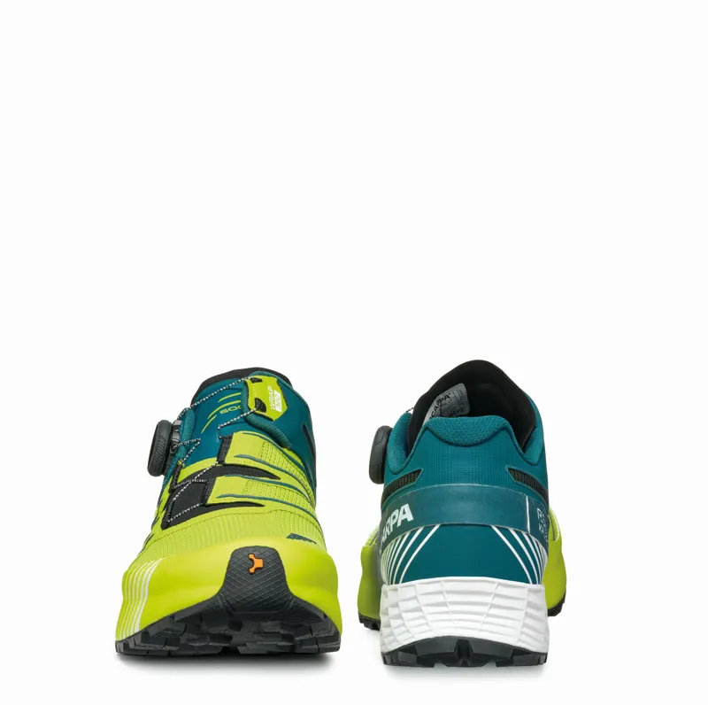 Scarpa Mens Ribelle Run Kalibra HT Shoes - Lime Green-Deep Lagoon-3